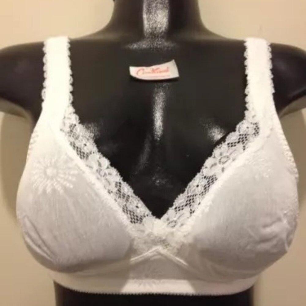 Airway Bras 55452-Anita 5364L Floral Seamless Cotton Support Deborah 34-44 C.D.E